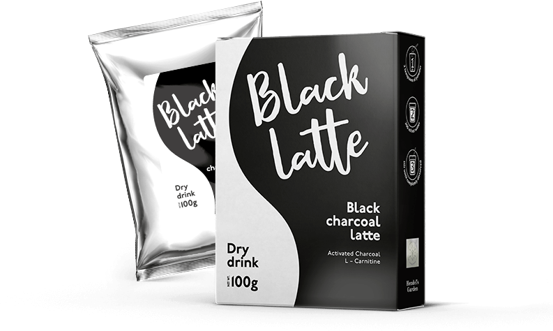 Black Latte café con carbón activado